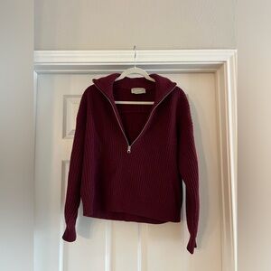 Maroon Everlane Sweater